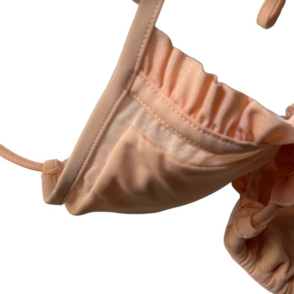 Victorias Secret String Bikini Womens Small Triangle Top Ruffle Beach Sexy Swim - Picture 6 of 16